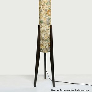 Lampe sur pied en <span class=keywords><strong>papier</strong></span> fleuri Baozhao Xuan pour salon, canapé, chambre à coucher, style Wabi-sabi <span class=keywords><strong>chinois</strong></span>, nouveau design, ambiance vintage - Product Image 5