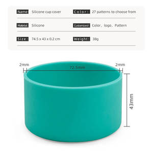 Protection Personnaliser la Conception imprimé Silicone Botte Compatible Voiture Gobelet 40oz Bouteille D'eau hydrodipped impression Manchon Couverture - Product Image 3