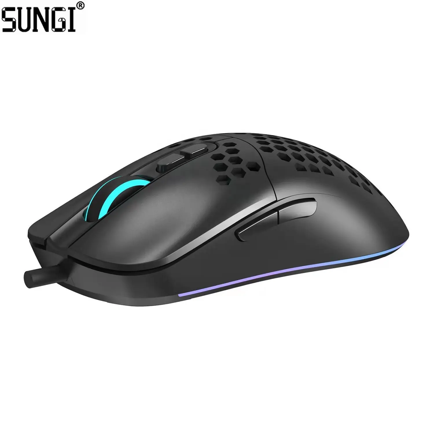 Wired Gaming Mice 12800DPI Ajustável de Alta Precisão com 13 Modos Backlight 7 Botões Programáveis Game Mouse