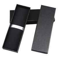 Boîte cadeau en carton pour stylos, vente en gros, entièrement imprimée, motif floral, colorée, vide, étui à stylos floral rose et bleu marine, emballage cadeau