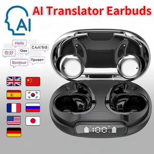 Nouveauté 2026 : Écouteurs sans fil TWS Bluetooth avec traducteur IA, affichage numérique, casque pour dormeurs latéraux, petits écouteurs intra-auriculaires pour le sommeil - Product Image 1
