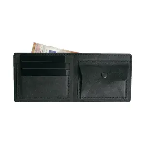 Экологичный Моющийся крафт-бумажный кошелек с карточками на заказ дизайнерский короткий кошелек для мужчин