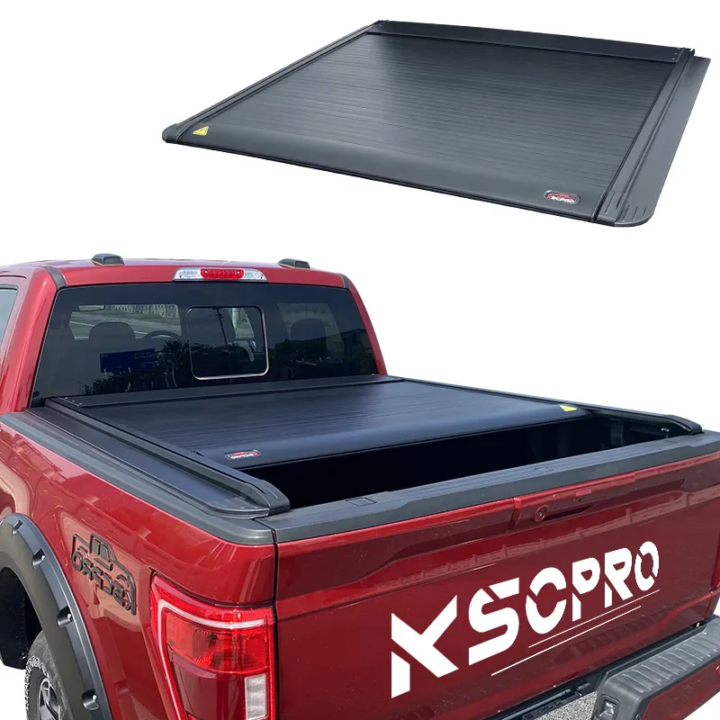 KSCPRO-Camioneta rodante retráctil eléctrica de la serie XK, cubierta Tonneau para Toyota Hilux Revo Rocco, Cabina Doble 2015-2023