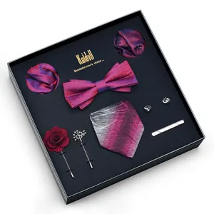 Gift Box Tie Men Luxury Tie Set Best Gift Men Bow Tie Paper Packaging Box For Tie
