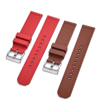 Correa de Reloj Deportiva Mingfung de Último Diseño, FPM/FKM, 18mm 20mm 22mm, de Caucho Fluorado Elástico, de Liberación Rápida, para Relojes Inteligentes de Buceo