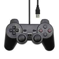 Control de Juego con Cable USB 706L con Motor de Vibración para PC, Android TV Box