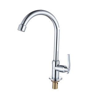 Robinet de cuisine monocommande tout en cuivre, rotation à 360 degrés, moderne, à poser sur comptoir, avec cartouche céramique - Product Image 2