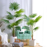 YM Vente Directe Fabricant : Palmier Artificiel Géant Anti-UV pour Aménagement Paysager Intérieur/Extérieur