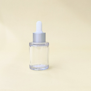 <strong>35ml</strong> Clear Paint Transparent Square Rectangle Serum Essential Cuticle Oil Glass Dropper <strong>Bottle</strong> - Product Image 1