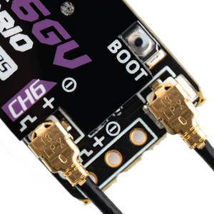 สำหรับ ER6GV 2.4GHz ExpressLRS 6CH PWM ตัวกันสั่นไจโร เสาอากาศคู่ TCXO ระยะไกล เครื่องบินบังคับวิทยุแบบร่อน ABS รองรับ FPV - Product Image 5