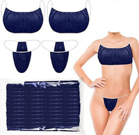 Produit phare : Sous-vêtements médicaux jetables non tissés pour hommes, type boxer noir, pour massage, soins et spa