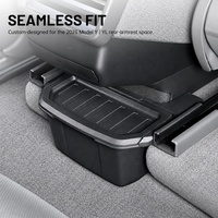Boîte de rangement arrière pour console centrale, organisateur rabattable en TPE pour le nouveau Tesla Model Y YL