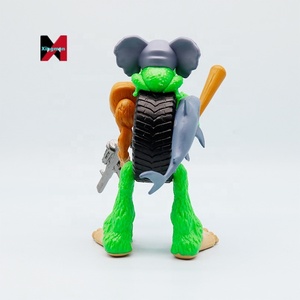 Cross Border New Shan Hai Jing Monster Tire Elefante Figura construible AI Modelo Decoración de escritorio Coleccionable al por mayor - Product Image 3