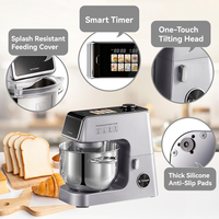 Robot pâtissier multifonction avec fonction de pesage et de chauffage, accessoire pour pâtes, balance intégrée et fonction de fermentation pour la pâtisserie