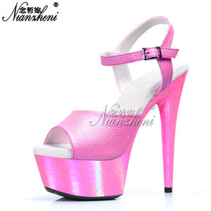Zapatos de tacón alto de 15CM para mujer, artículo más vendido para discotecas, zapatos de tacón alto ultrafinos góticos para strippers - Product Image 4