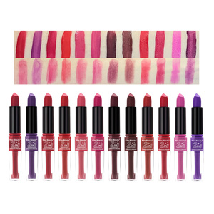 Ensemble de maquillage 2-en-1 : Rouge à lèvres et brillant à lèvres – Fabricant, logo personnalisé, marque privée, cosmétique tendance - Product Image 3