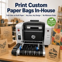 Nouvelle imprimante numérique couleur haute vitesse à passage unique avec tête d'impression HP et encre à colorants pour l'impression sur gobelets avec autocollants adhésifs 30-50 m/min