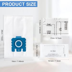 <span class=keywords><strong>Sac</strong></span> filtre à poussière non tissé de type <span class=keywords><strong>GN</strong></span> compatible avec les aspirateurs <span class=keywords><strong>Miele</strong></span> S8/C1/C2/C3 - Product Image 5