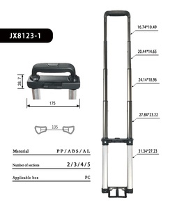 Tùy chỉnh 2/3/4/5 phần hành lý xử lý các bộ phận thay thế xe đẩy thành phần phụ kiện Du Lịch VaLi Kính thiên văn xử lý - Product Image 4