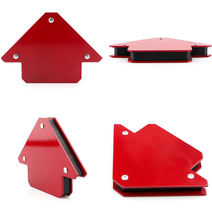Supporti Magnetici Rossi a Forma di Freccia ad Alta Resistenza, con <span class=keywords><strong>Forza</strong></span> di Trazione di 25/50/75 LBS, Rivestiti in Polvere per Molteplici Angoli - Product Image 5