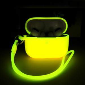 Funda de Silicona Premium para Auriculares <span class=keywords><strong>AirPods</strong></span> Series, Venta al por Mayor en Guangzhou, Funda Luminosa para Air Pods, Fundas Fluorescentes de Lujo para Auriculares - Product Image 3