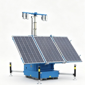 Tour d'éclairage solaire LED pour extérieur, fabriquée en usine, éclairage nocturne étanche et mobile - Product Image 6