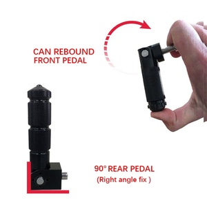 Esclusiva asta di supporto universale in alluminio da 8MM pieghevole a 90 gradi per cavalletto posteriore poggiapiedi per sistemi di carrozzeria di motocicli - Product Image 5