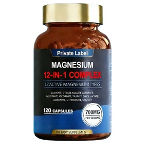 Complejo de <span class=keywords><strong>Magnesio</strong></span> 12 en 1 de Alta Absorción de Marca Privada OEM de Entrega Rápida por AHUALYN, Su Opción Ideal para el Apoyo de la Salud General - Product Image 1