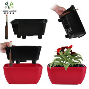 Balcón nórdico Durable flor vegetal grande lindo Aocasia pared grande en maceta ajustable auto-riego inserto para <span class=keywords><strong>macetas</strong></span> y plantas - Product Image 6
