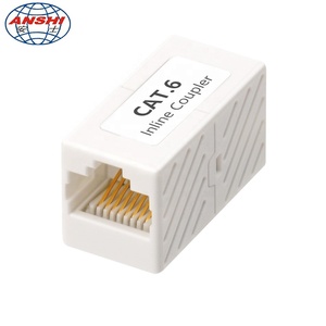 Nữ để nữ <span class=keywords><strong>RJ45</strong></span> 8P8C Keystone Jack Cat6 UTP Inline Coupler Viễn Thông bộ phận - Product Image 2