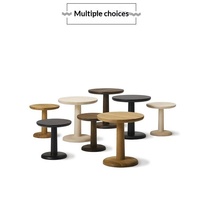 Table basse design en bois massif nordique, modèle BJ21, pour la maison, le salon, la chambre, les petits appartements, le bureau, le bar