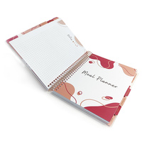 Logo imprimé personnalisé Spirale Objectif Agenda Quotidien Cahier Journal Planificateur Avec Boîte
