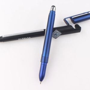 Business Gift Promotional School Office Plastic Ballpoint <b>Pen</b> With Stylus Phone Holder - Product Image 6