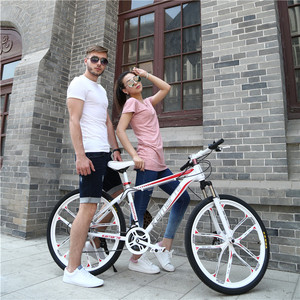 Vélo VTT pliant à suspension intégrale de 26 pouces produit promotionnel avec frein à disque 21 vitesses fourche en alliage d'aluminium pédales ordinaires - Product Image 5