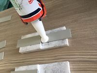 Adhésif industriel de pâte de poudre de colle et de scellant liquide blanc MS haute performance pour la construction et l'emballage, le collage et le scellement