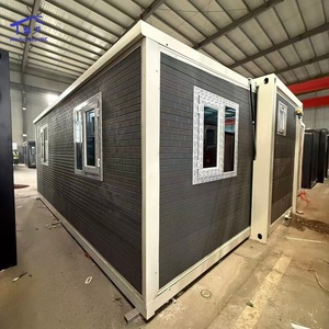 บ้านคอนเทนเนอร์แบบขยายได้ ทนทาน พร้อมห้องครัวและห้องน้ำ อพาร์ทเมนท์เคลื่อนที่ทันสมัย พร้อมขาย โรงแรมสำเร็จรูปแบบโมดูลาร์ - Product Image 1
