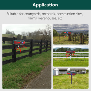 Allarme Solare con Sensore di Movimento e Ultrasuoni per Casa, Fattoria, Villa, Giardino - Sirena Wireless con Luce e 13 <span class=keywords><strong>Suoni</strong></span> Integrati - Product Image 2