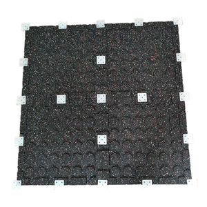 Losetas de <span class=keywords><strong>Caucho</strong></span> para Gimnasio de 1m x 1m x 20mm, Tapete para Piso de Gimnasio con Absorción de Impactos, Tapete de <span class=keywords><strong>Caucho</strong></span> para Centro de Fitness - Product Image 4