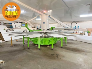 DGRUIDA Prensa Automática de 4 Colores y 14 Estaciones con Paleta Grande para Ropa de Gran Tamaño y Cajas de Cartón, Serigrafía - Product Image 5
