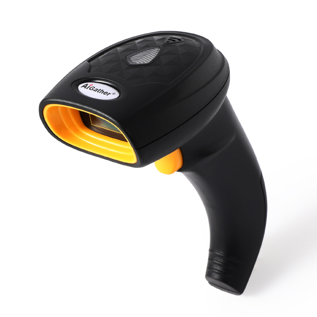 Cheapest Price 2.4G Wireless Wired BT Handheld Barcode Scanner  Qr 2D Code Reader for Retail Bookshop