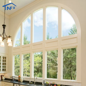 Fenêtre cintrée à double vitrage en aluminium avec grilles - Product Image 6