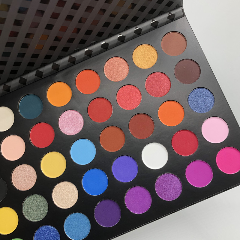 Высокий пигмент, матовые Мерцающие Металлические тени для век, стойкий макияж, тени для век, косметический подарочный набор