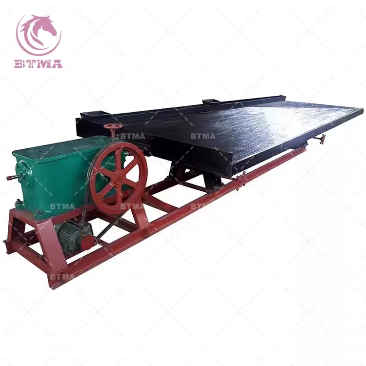 Btma-trọng lực khoáng separator Lắc bảng/Lắc bảng cho nồng độ vàng/tách Shaker bảng