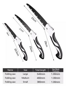 Scie pliante en acier SK5 <span class=keywords><strong>pour</strong></span> l'élagage, la taille, la coupe, le camping, la maison, lame de 180 mm/210 mm/250 mm/300 mm - Product Image 2