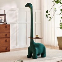 Fauteuil inclinable électrique géant en forme de dinosaure à col long pour salon, chambre et salle à manger