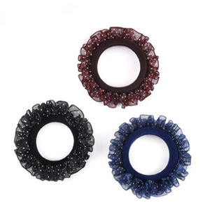 Coleteros para mujer, delicados coleteros de encaje, coleteros de tela, accesorios para el cabello elegantes, sencillos y versátiles, con un precio de 1 yuan. - Product Image 2