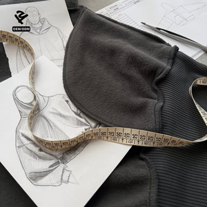 F5716 Custom <strong>Hoodies</strong> Heavyweight Streetwear Crop Cut Big Hoodie Solid Boxy Fit Oversized Cropped <strong>Hoodies</strong> Mens Winter Clothes - Product Image 6