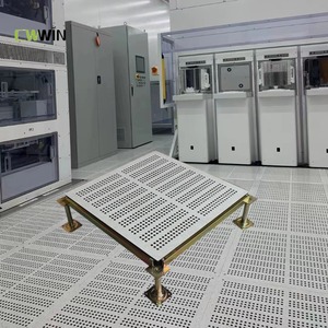 Tĩnh điện xả (ESD) HPL/ PVC gạch Lưu lượng không khí chiếu bảo trì tầng đục Sàn thép - Product Image 2