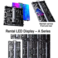 Écran LED extérieur BESCAN ~P3.91 pour une meilleure interaction avec le public, affichage LED de location aux couleurs vives