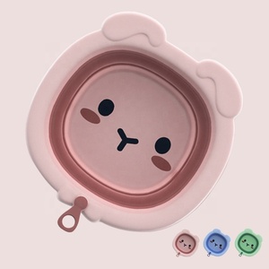 PRODIGY BW002 <span class=keywords><strong>Baignoire</strong></span> <span class=keywords><strong>pliable</strong></span> en plastique pour bébé avec motif de dessin animé pour le bain à la maison et en <span class=keywords><strong>voyage</strong></span>, articles ménagers - Product Image 5